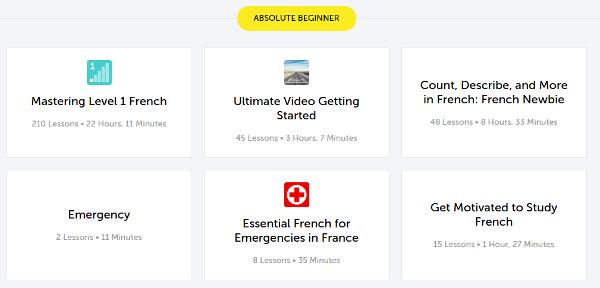 FrenchPod101 Learning Paths