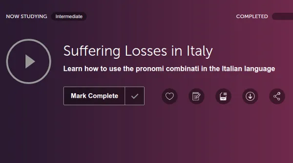 ItalianPod101 Audio Lessons